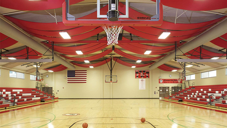 basketbol salonu ses yalıtım malzemeleri