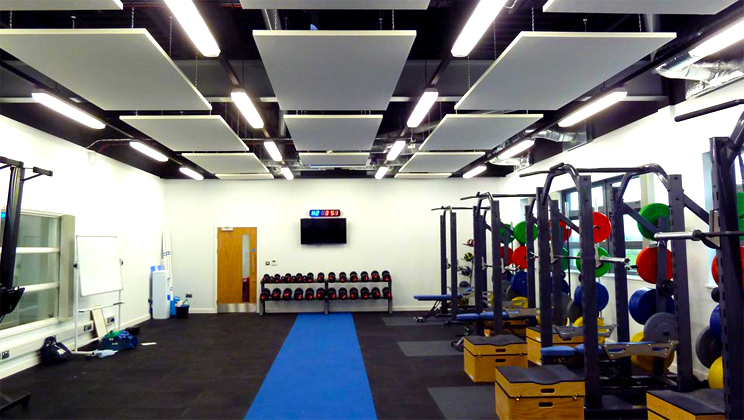 spor salonu akustik ses yalıtımı